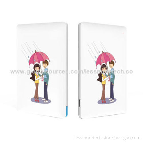 Super slim power bank, 1,800mAh real capacity, giftNew
